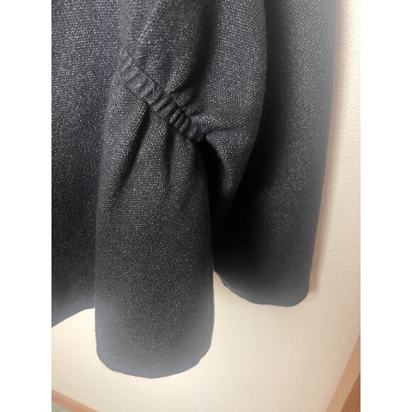 Anthropologie Trish Open Front Cinch Cardigan Sweater Jacket One Size Black - Picture 6 of 11